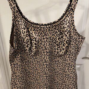 Ruby Ribbon Leopard Print Camisole